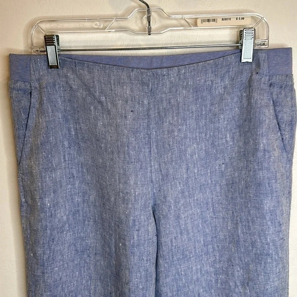 J. JILL 100% LINEN PULL ON PANTS - Picture 3 of 6